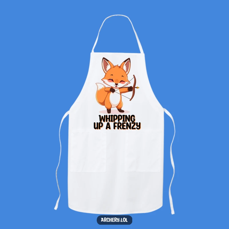 Funny Playful Fox Apron - Mischievous Archer Kitchen Gift