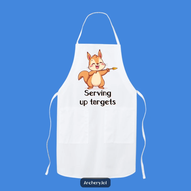 Funny Squirrel Archer Apron: Cook with Joyful Fun, Perfect Chef Gift