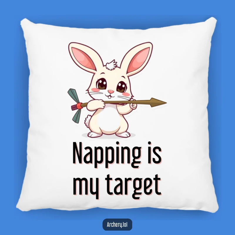 Funny Timid Rabbit Pillow - Curious Archer Accent Cushion Gift