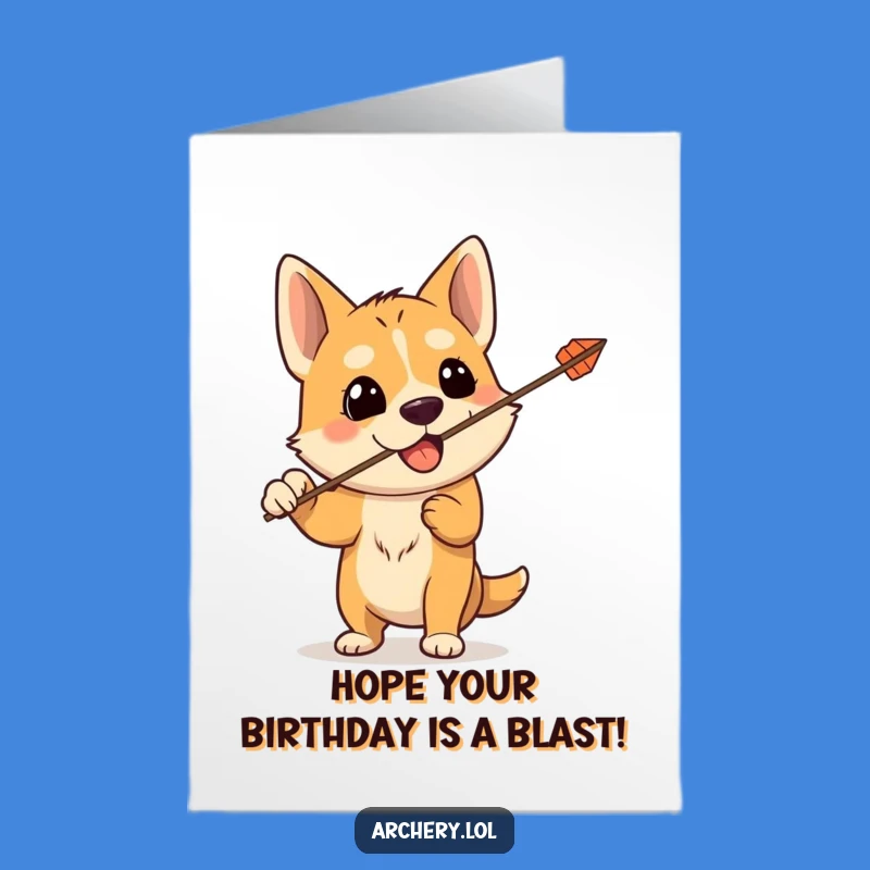 Free Printable Birthday Card: Silly Dog's Mishap, Hilarious Downloadable Gift