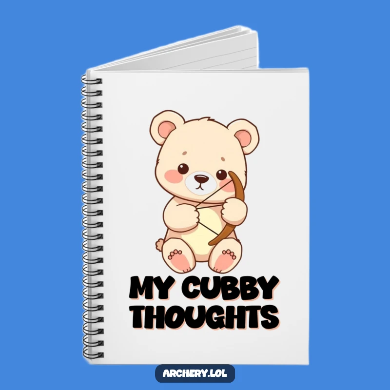 Funny Bear Cub Archer Notebook: Focused Ideas, Perfect Funny Gift Journal