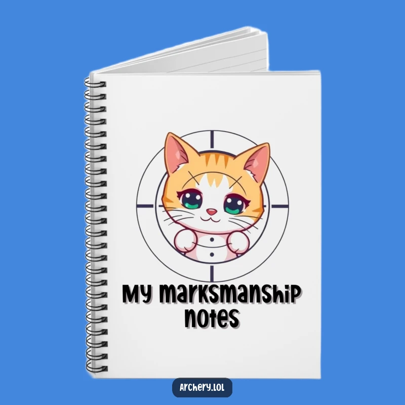 Funny Cat Archer Notebook: Write Your Purrfect Plans!
