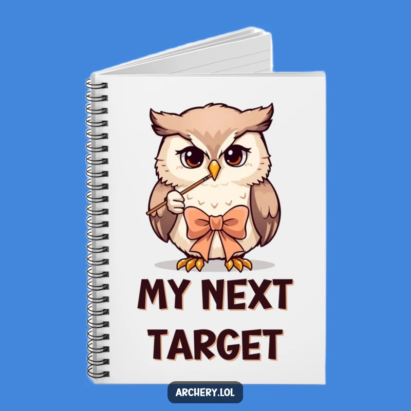 Funny Owl Archer Notebook: Focused Ideas, Perfect Funny Gift Journal