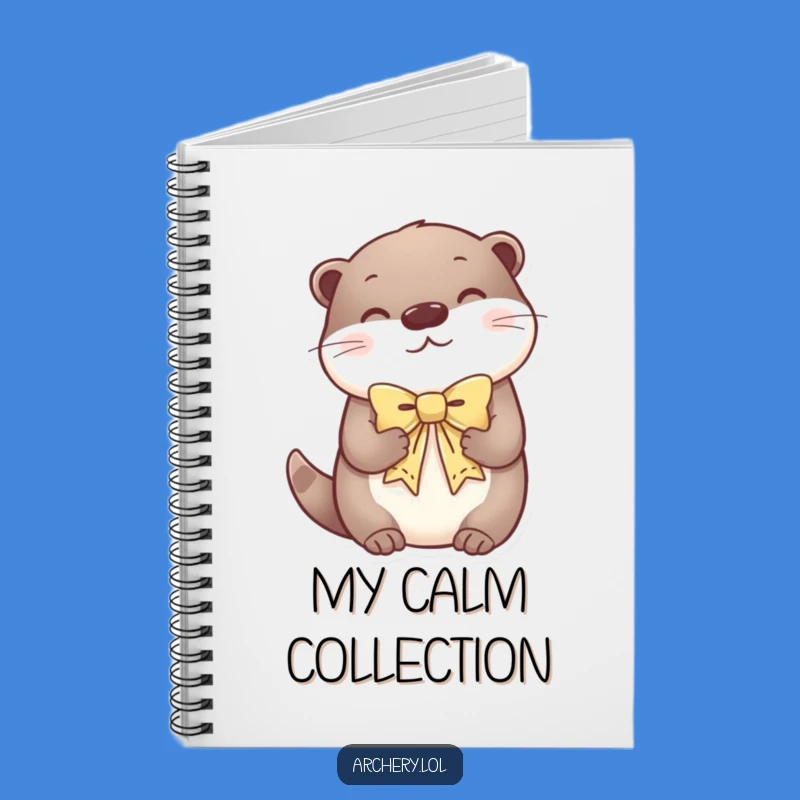 Funny Otter Notebook: Jot Down Thoughts with a Serene Friend