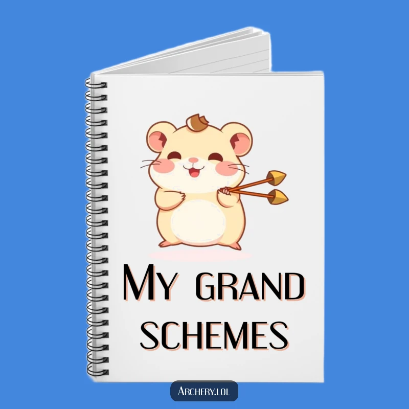 Happy Hamster Archer Notebook: Funny Journal, Perfect Gift for Writers