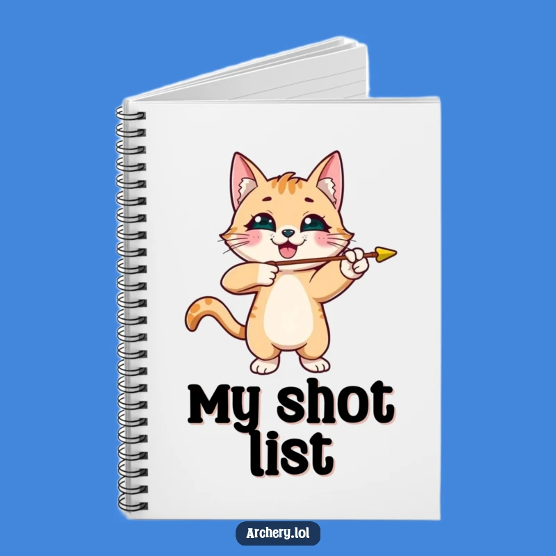 Funny Cat Archer Notebook: Playful Kitty Journal, Ideal for Notes and Funny Gift Giving